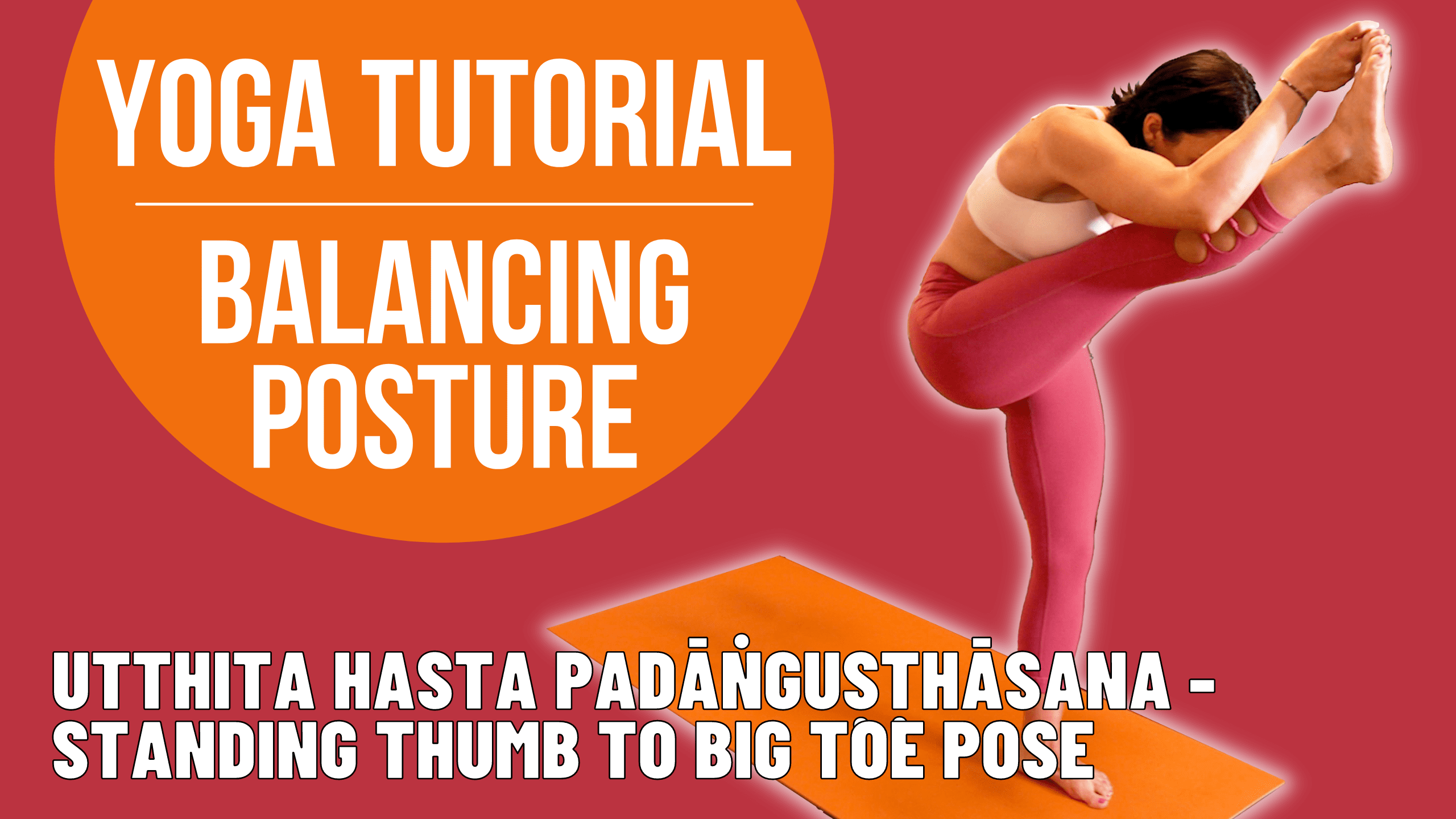Woman doing yoga exercise called: Revolved Hand to Big Toe Pose, sanskrit  name: Hasta Padangusthasana, isolated on white background Stock Photo -  Alamy