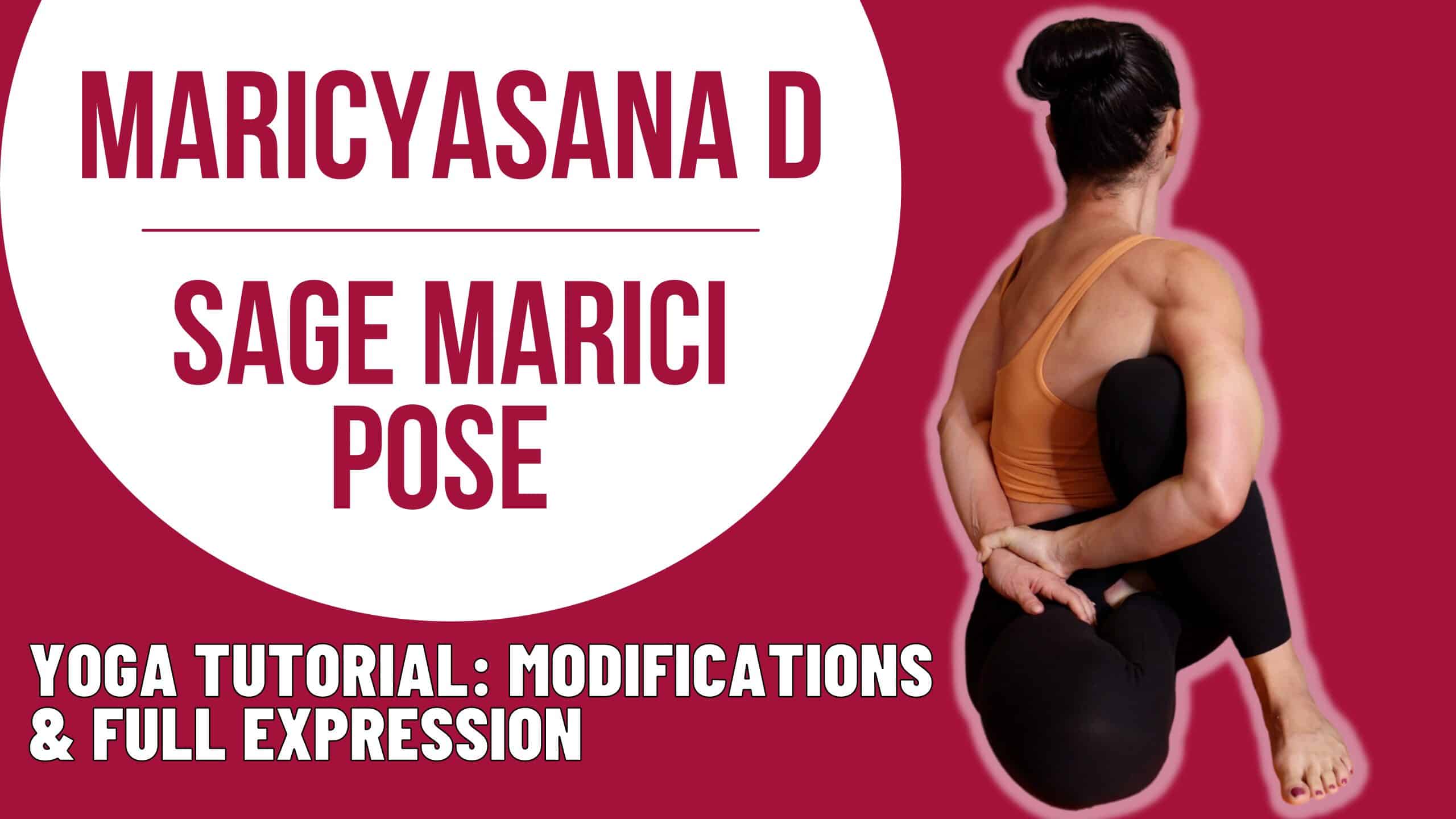 how to do marichyasana D step by step guide